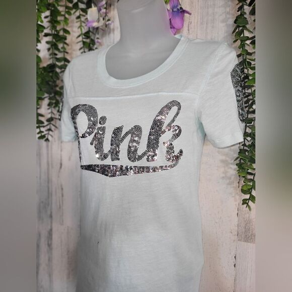 EUC Pink Victoria Secret Jersey Tee - Picture 5 of 9